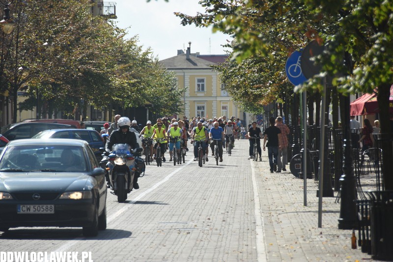 Masa krytyczna na ulicach Włocławka