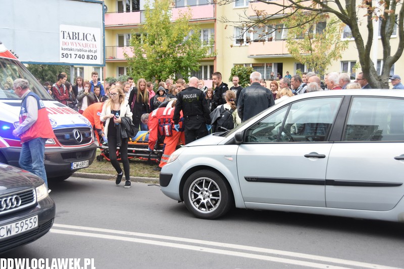 Potrącenie na osiedlu Południe