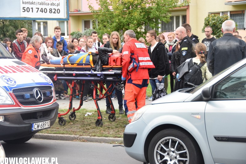 Potrącenie na osiedlu Południe