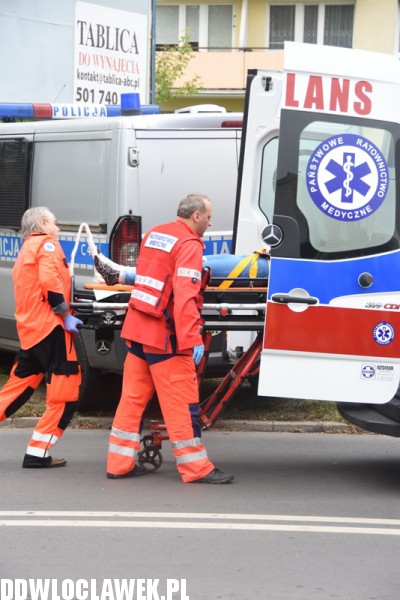 Potrącenie na osiedlu Południe