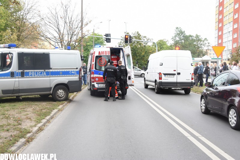 Potrącenie na osiedlu Południe