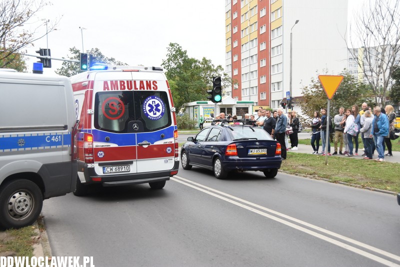 Potrącenie na osiedlu Południe