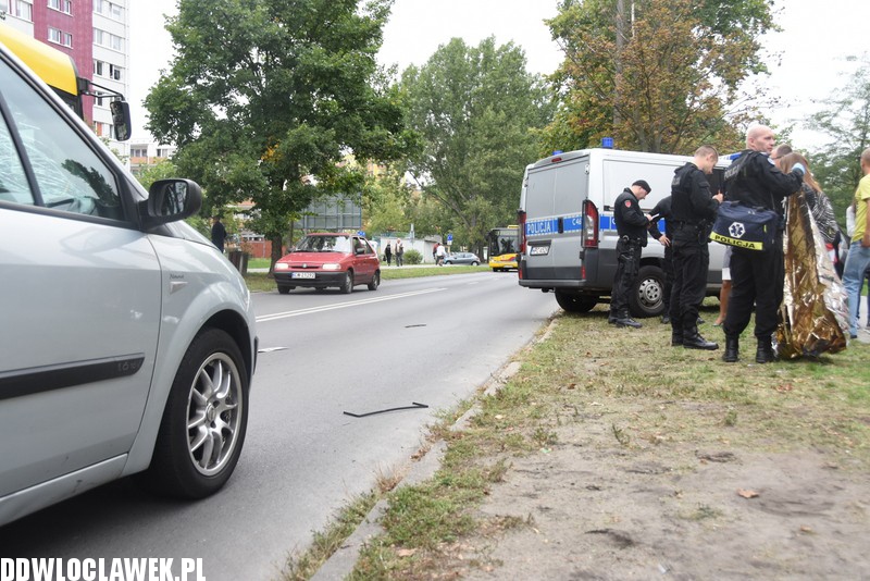 Potrącenie na osiedlu Południe