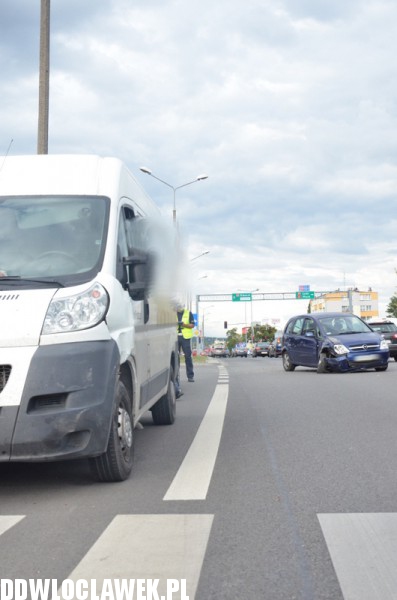 Trzy auta zderzyły się na Kruszyńskiej