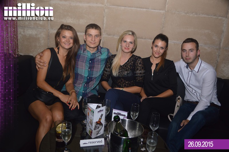 Sobota 26.10 Million Club