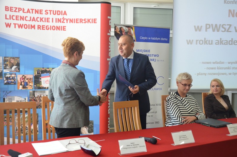 Podpisanie porozumienia PWSZ i MPEC