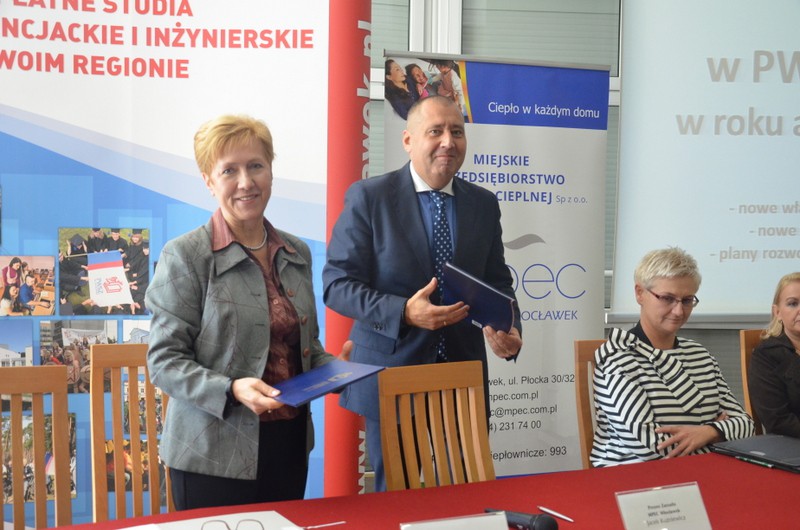 Podpisanie porozumienia PWSZ i MPEC