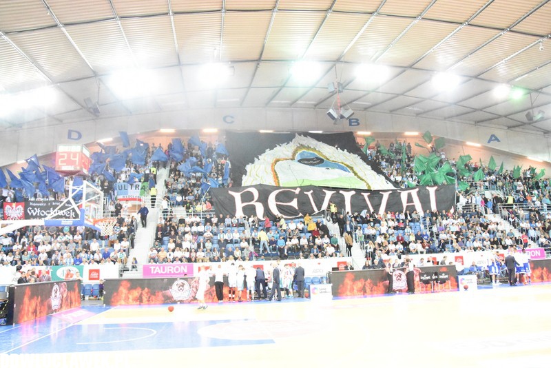 Kibice na meczu Anwil - Rosa Radom