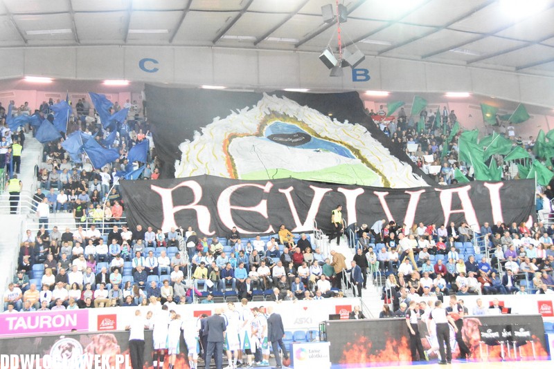Kibice na meczu Anwil - Rosa Radom