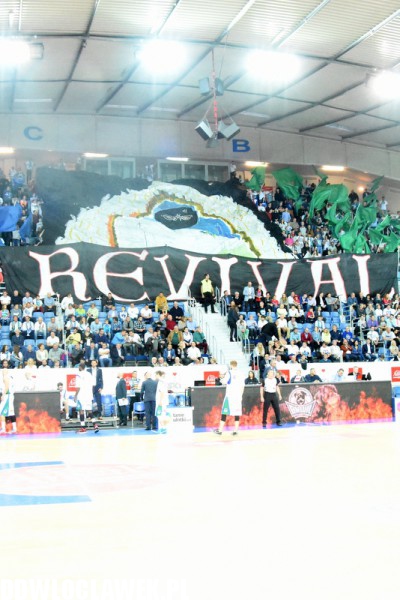 Kibice na meczu Anwil - Rosa Radom