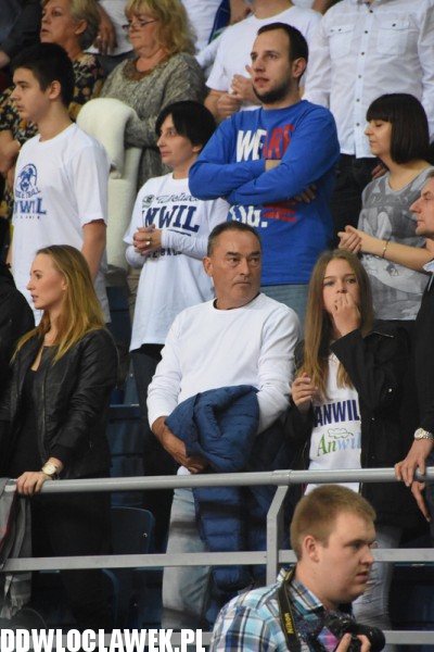 Kibice na meczu Anwil - Rosa Radom