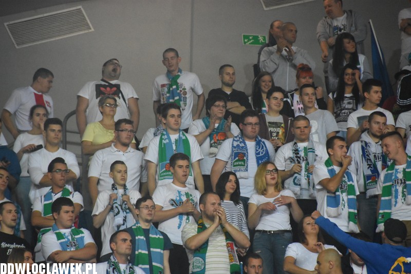 Kibice na meczu Anwil - Rosa Radom