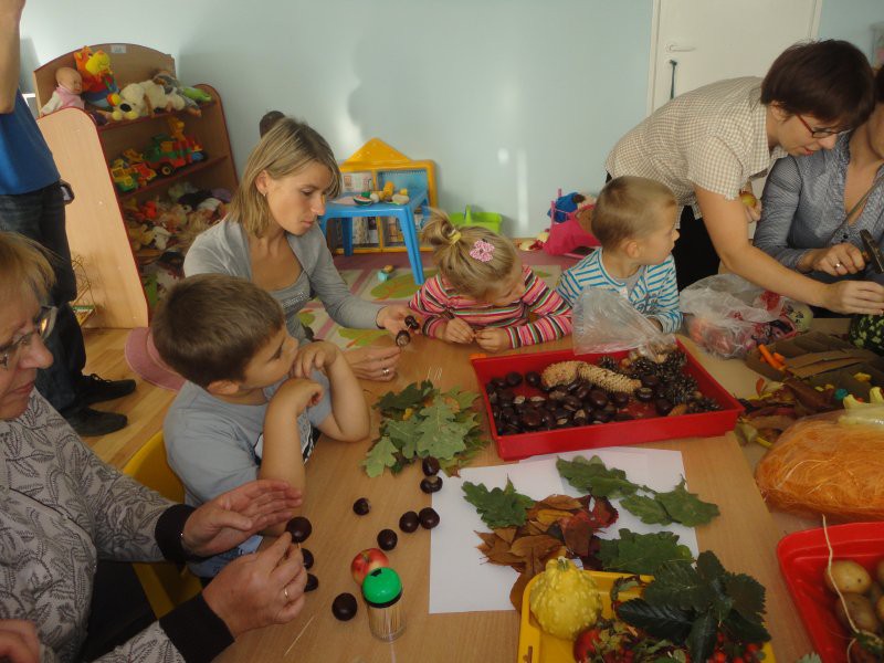 Jesienny kącik w przedszkolu numer 22