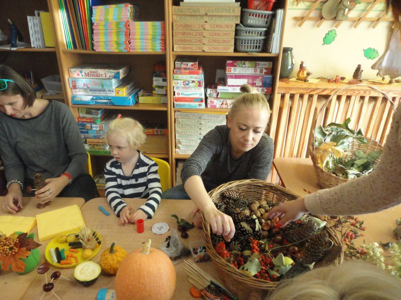 Jesienny kącik w przedszkolu numer 22