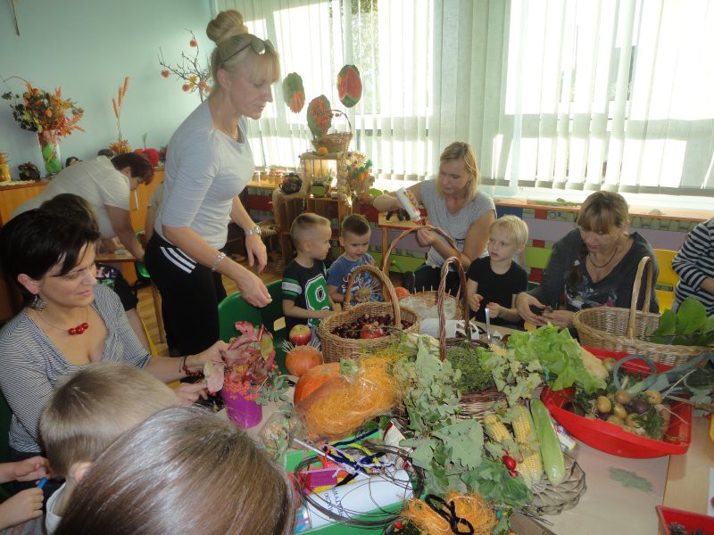 Jesienny kącik w przedszkolu numer 22