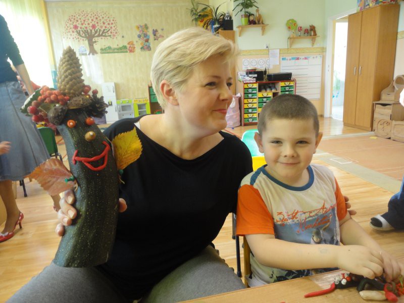 Jesienny kącik w przedszkolu numer 22