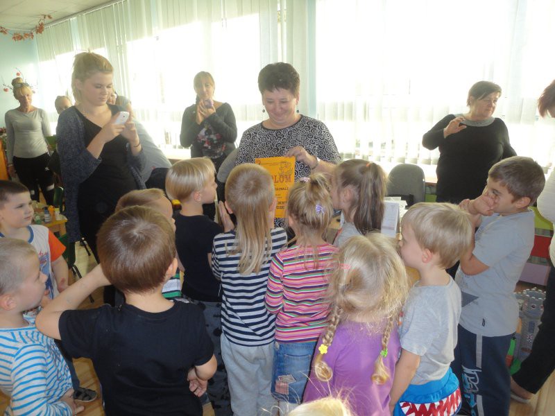 Jesienny kącik w przedszkolu numer 22