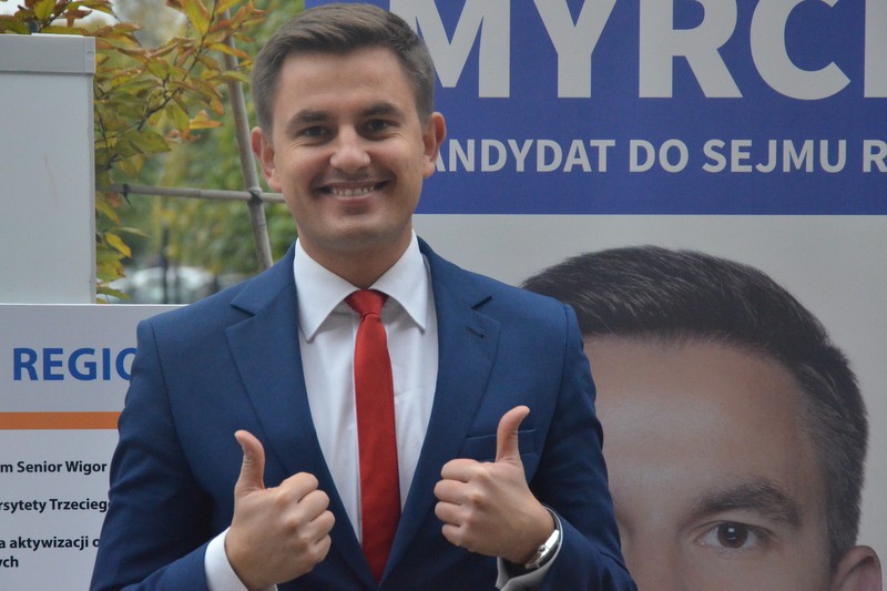 Arkadiusz Myrcha przed Wzorcownią