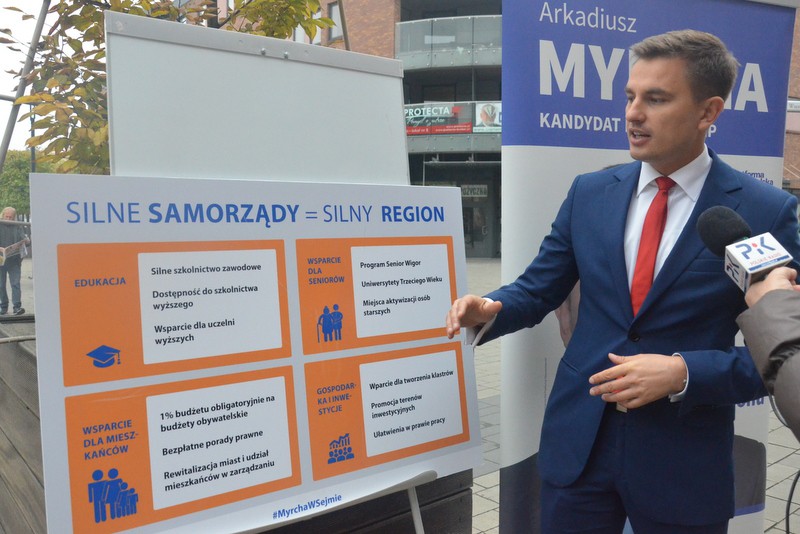 Arkadiusz Myrcha przed Wzorcownią