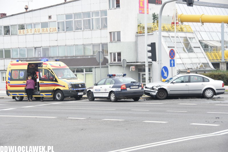 Kolizja na skrzyżowaniu al. Chopina
