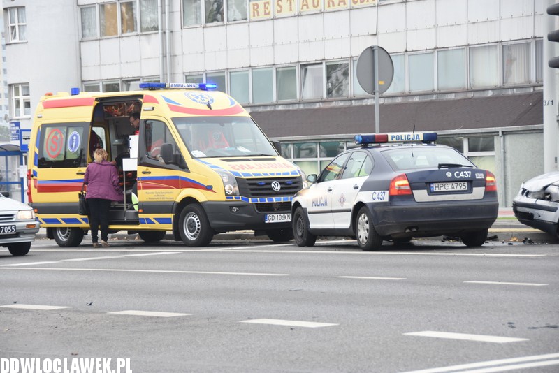 Kolizja na skrzyżowaniu al. Chopina