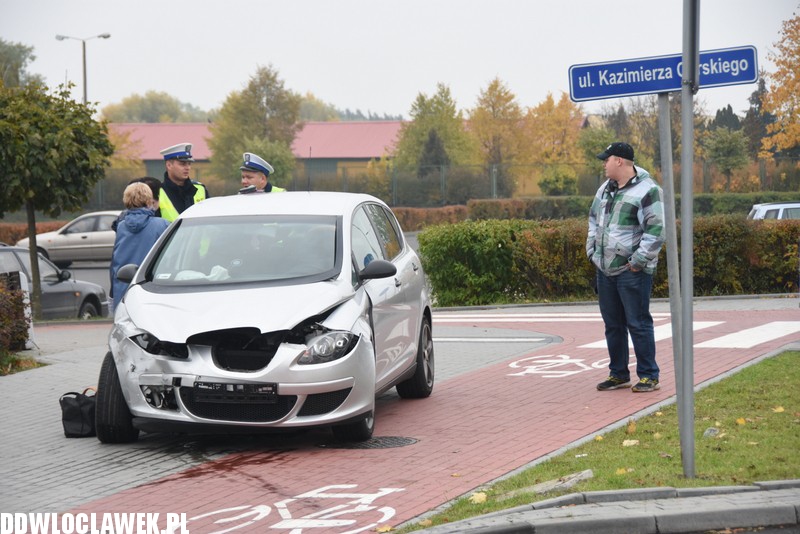 Kolizja na skrzyżowaniu al. Chopina