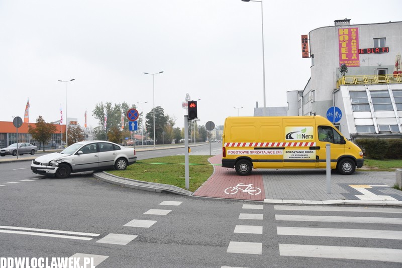 Kolizja na skrzyżowaniu al. Chopina