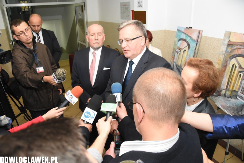 Bronisław Komorowski we Włocławku