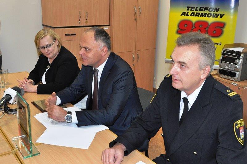 Konferencja w siedzibie Straży Miejskiej