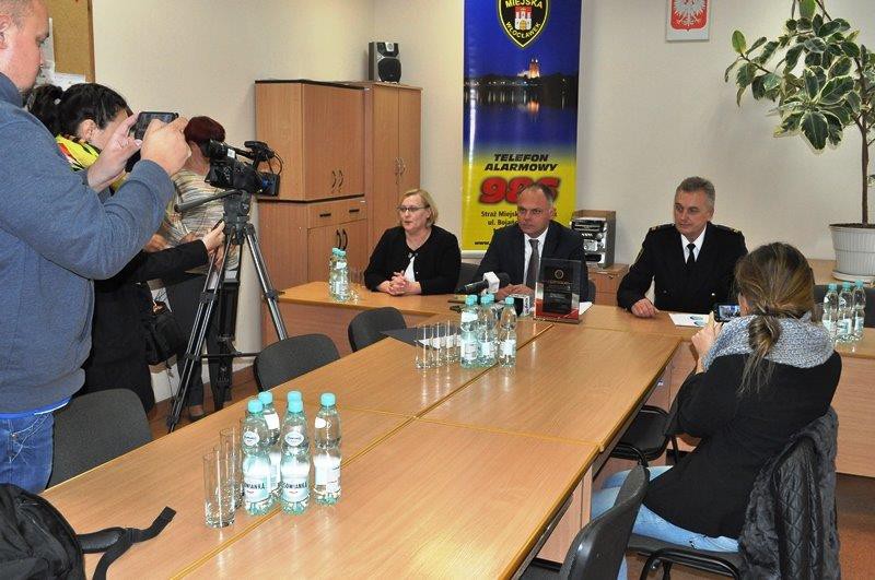 Konferencja w siedzibie Straży Miejskiej