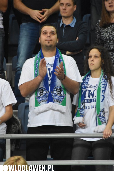 Kibice na meczu Anwil - Turów