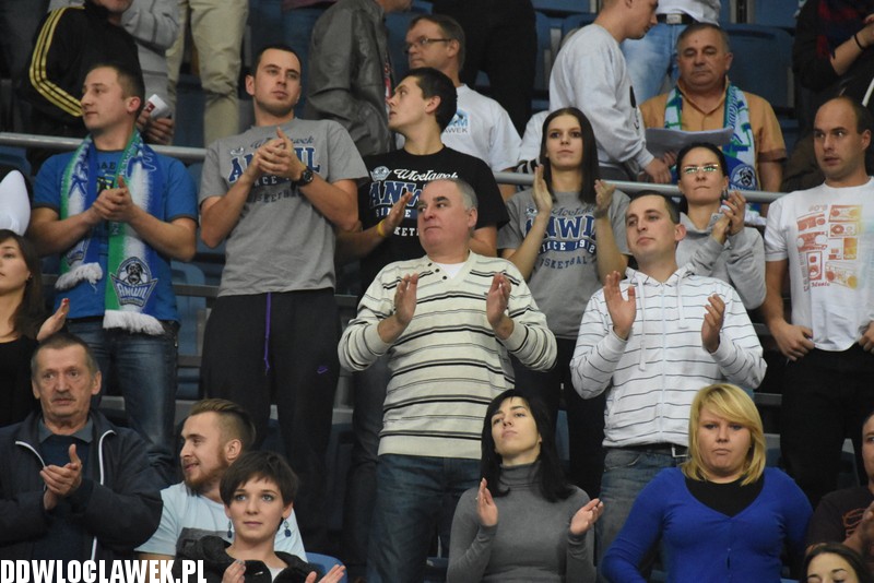 Kibice na meczu Anwil - Turów