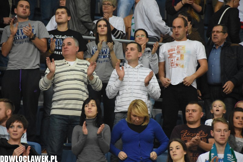 Kibice na meczu Anwil - Turów