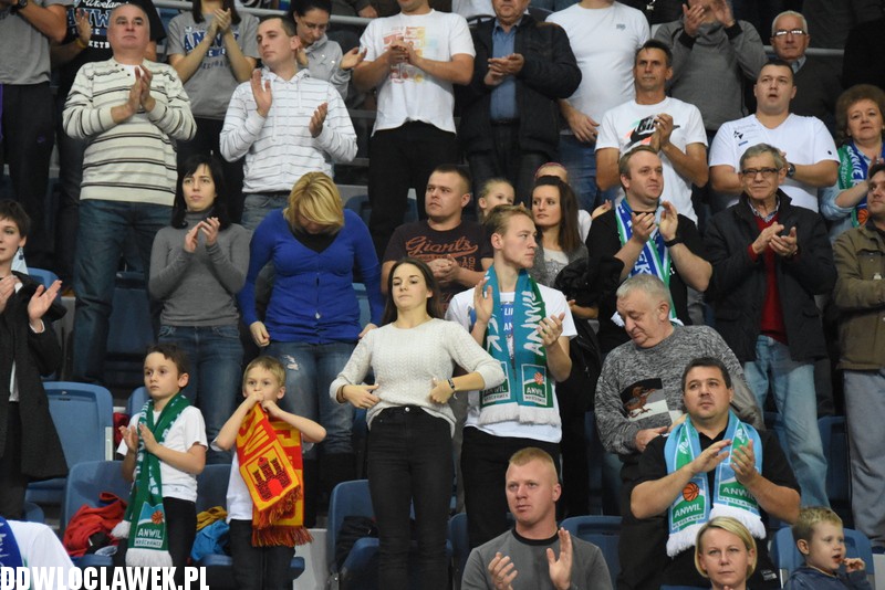 Kibice na meczu Anwil - Turów