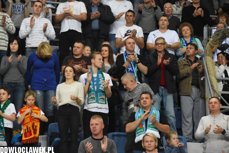 Kibice na meczu Anwil - Turów