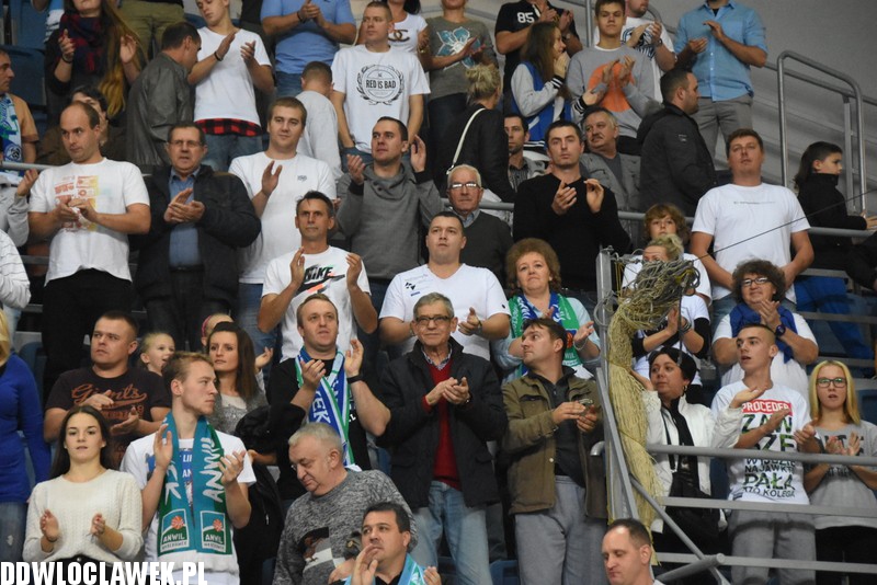 Kibice na meczu Anwil - Turów