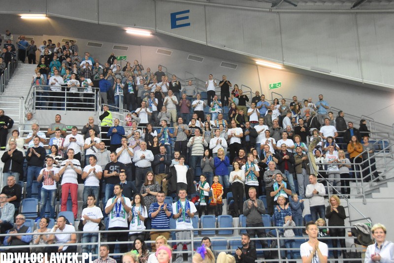 Kibice na meczu Anwil - Turów
