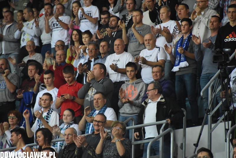 Kibice na meczu Anwil - Turów