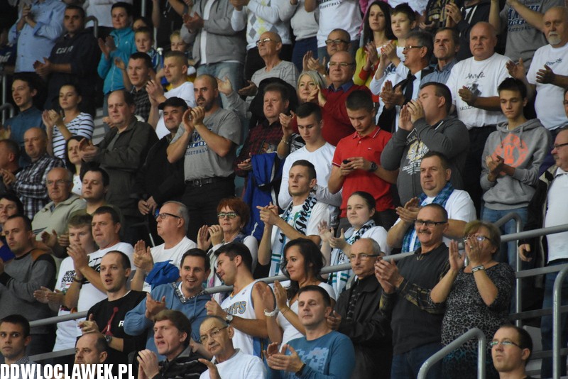 Kibice na meczu Anwil - Turów