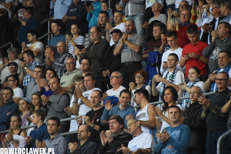 Kibice na meczu Anwil - Turów