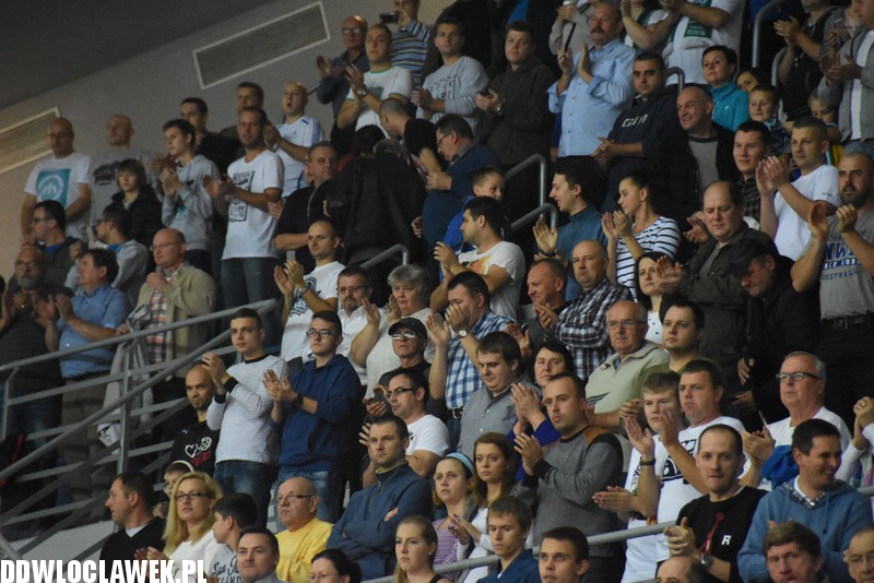 Kibice na meczu Anwil - Turów