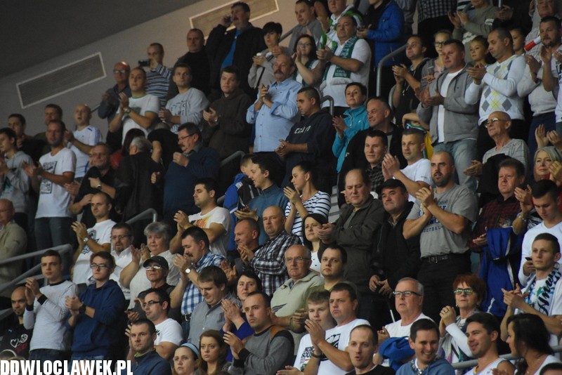 Kibice na meczu Anwil - Turów