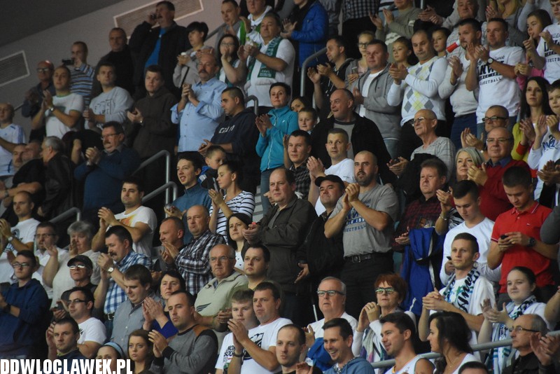 Kibice na meczu Anwil - Turów