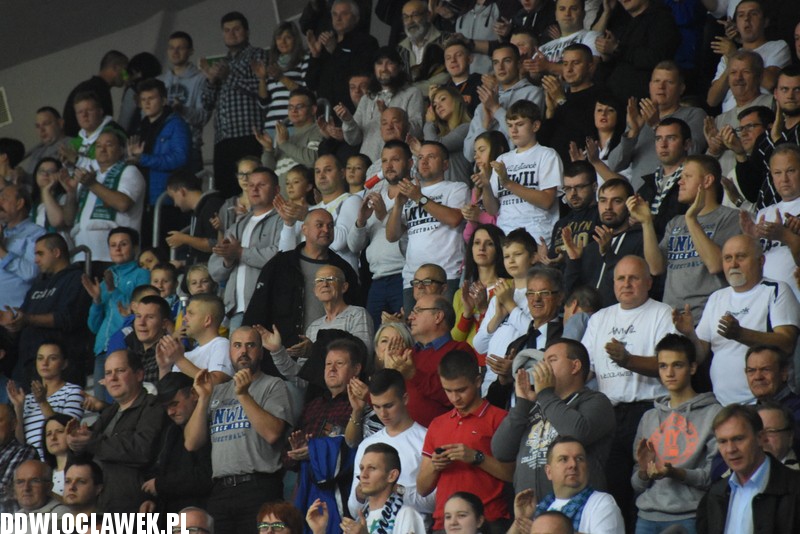 Kibice na meczu Anwil - Turów