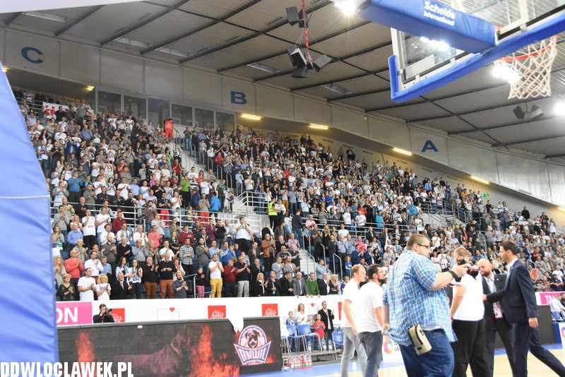 Kibice na meczu Anwil - Turów
