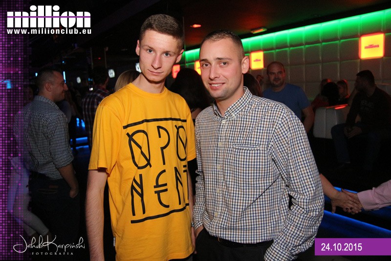 Sobota 24.10 w Million Club