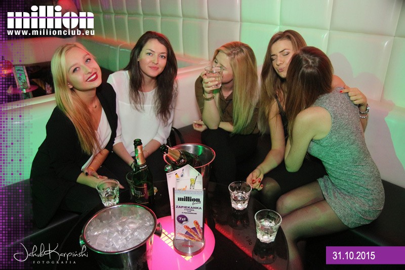 Sobota 31.10 w Million Club