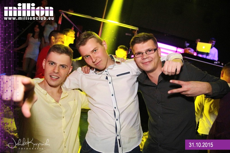 Sobota 31.10 w Million Club