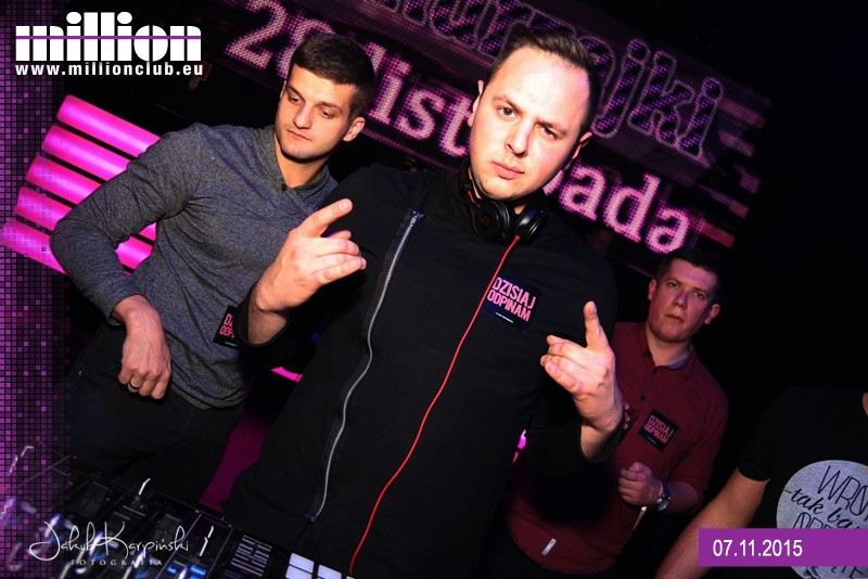 Sobota 07.11 w Million Club