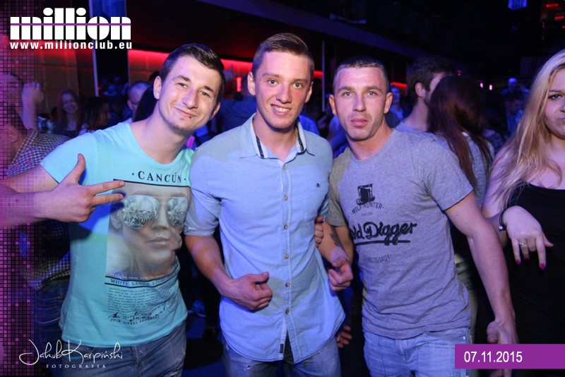 Sobota 07.11 w Million Club